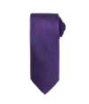 PR780 Premier Micro Waffle Tie Purple colour image